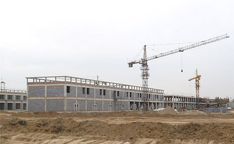 電地暖施工現場