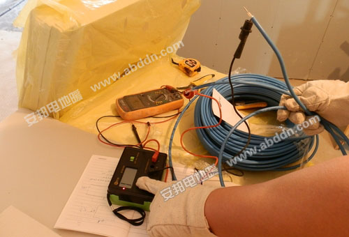 發熱電纜安裝前的檢測
